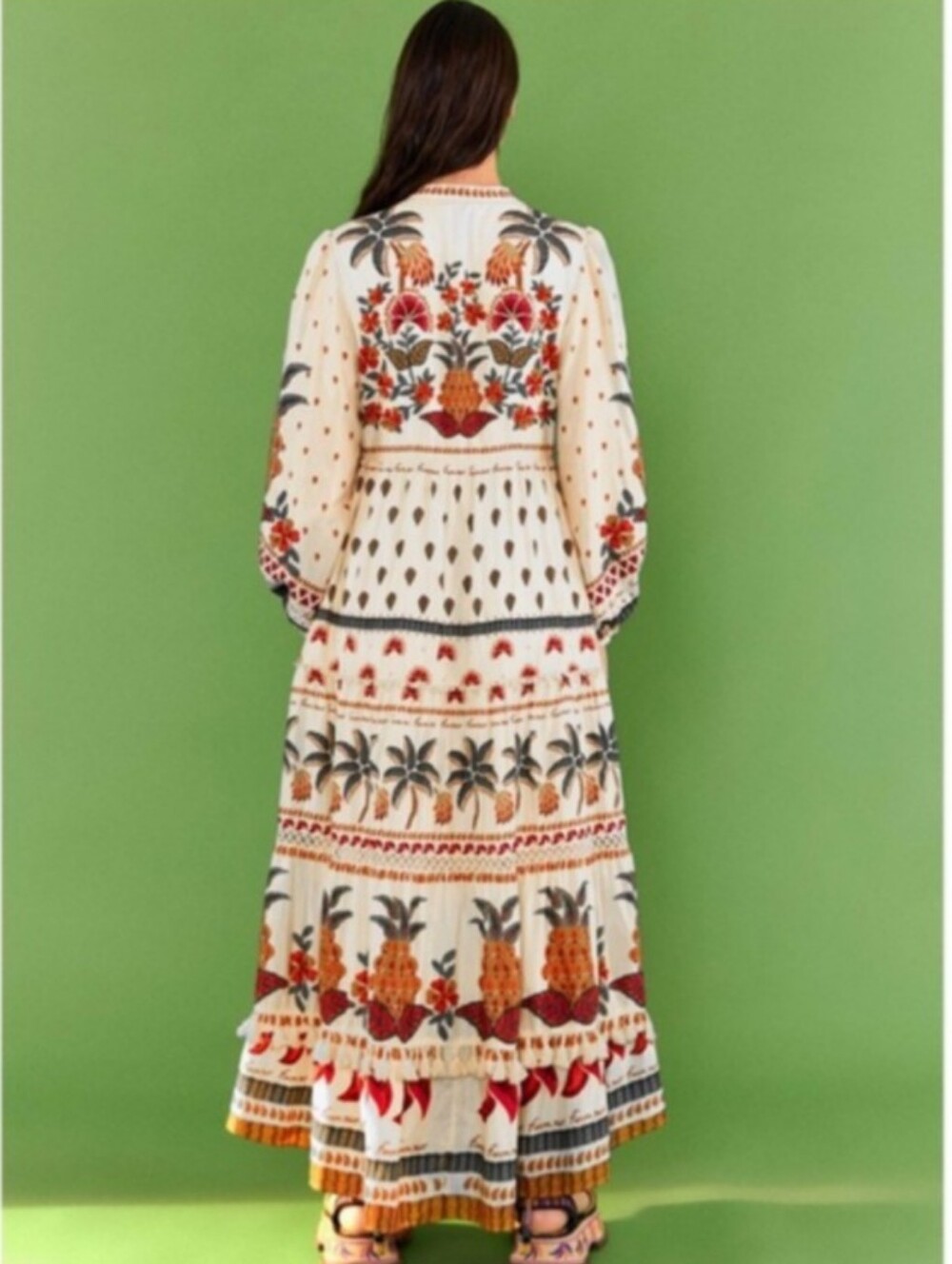 Off White Made In Brazil Maxi Dress - Picture 3 of 16